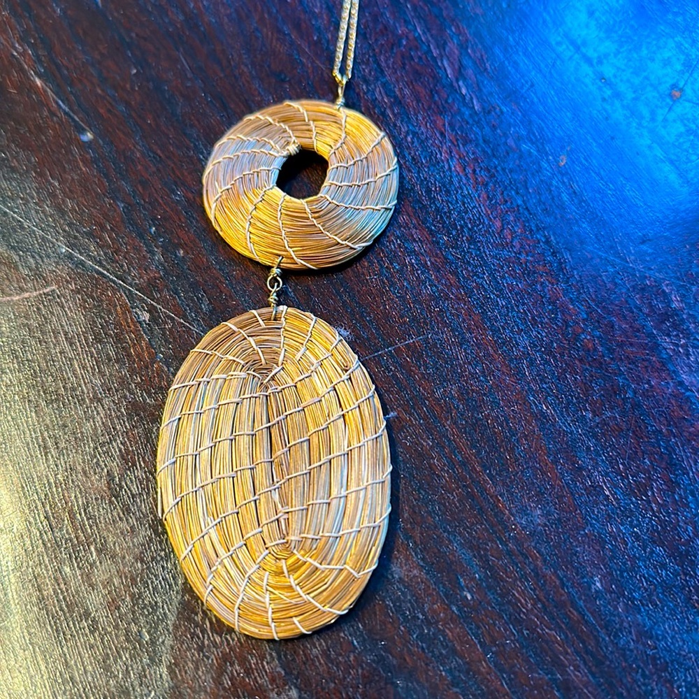 Nugaard Gold Brazilian Grass Necklace